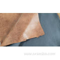 Knitted Bronzed Leather Like Fabric for Sofa Furinture